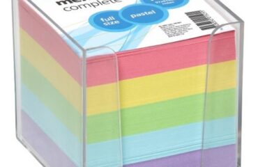 BLOC CUBE MEMO 97x97MM COUELURS ASSORTIES