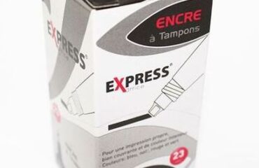 ENCRE À TAMPONS CROWN 23ML NOIR