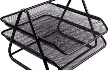 CORBEILLE À COURRIER MÉTALLIQUE ADORA 2 NIVEAUX