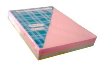 PAQUET DE 250 SOUS-CHEMISES BULLE MI-FIN 50GM² COL ASSORTIES