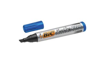 MARQUEUR PERMANENT BIC 2300 BISEAU BLEU