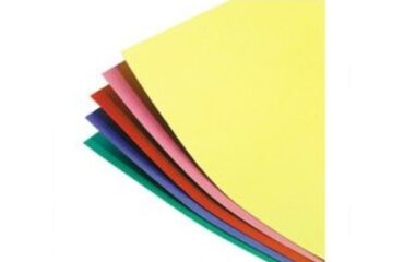 PAPIER BRISTOL COULEUR GRAND FORMAT 50 x 65 250G LOT DE 10 FEUILLES