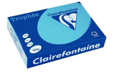 RAMETTE PAPIER COULEUR A4 80G BLEU