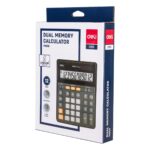 DUAL MEMORY CALCULATOR DELI EM888 12-DIGIT