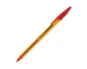 STYLO A BILLE BIC CRISTAL POINTE FINE ORIGINAL ROUGE