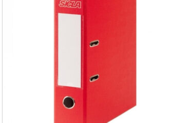 CLASSEUR À LEVIER SIMILI CUIR DOS 8 CM 32X28 SANS PERFO